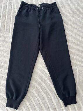 Wilfred Black Joggers with Elastic Waist